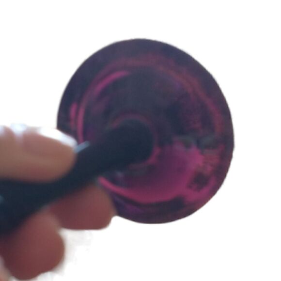 Cristal D Arques Angelique Champagne Flute Wine Glass Black Amethyst Twist Stem. - Picture 2 of 16